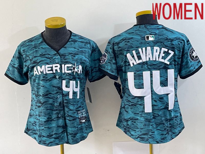 Women Houston Astros #44 Alvarez American League Nike Green 2023 MLB All Star Jersey->seattle seahawks->NFL Jersey